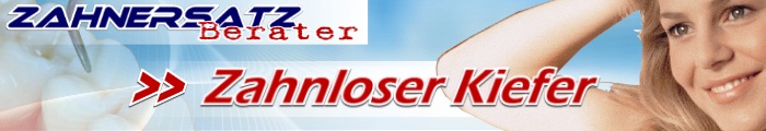 Zahnersatz-Berater: Zahnloser Kiefer